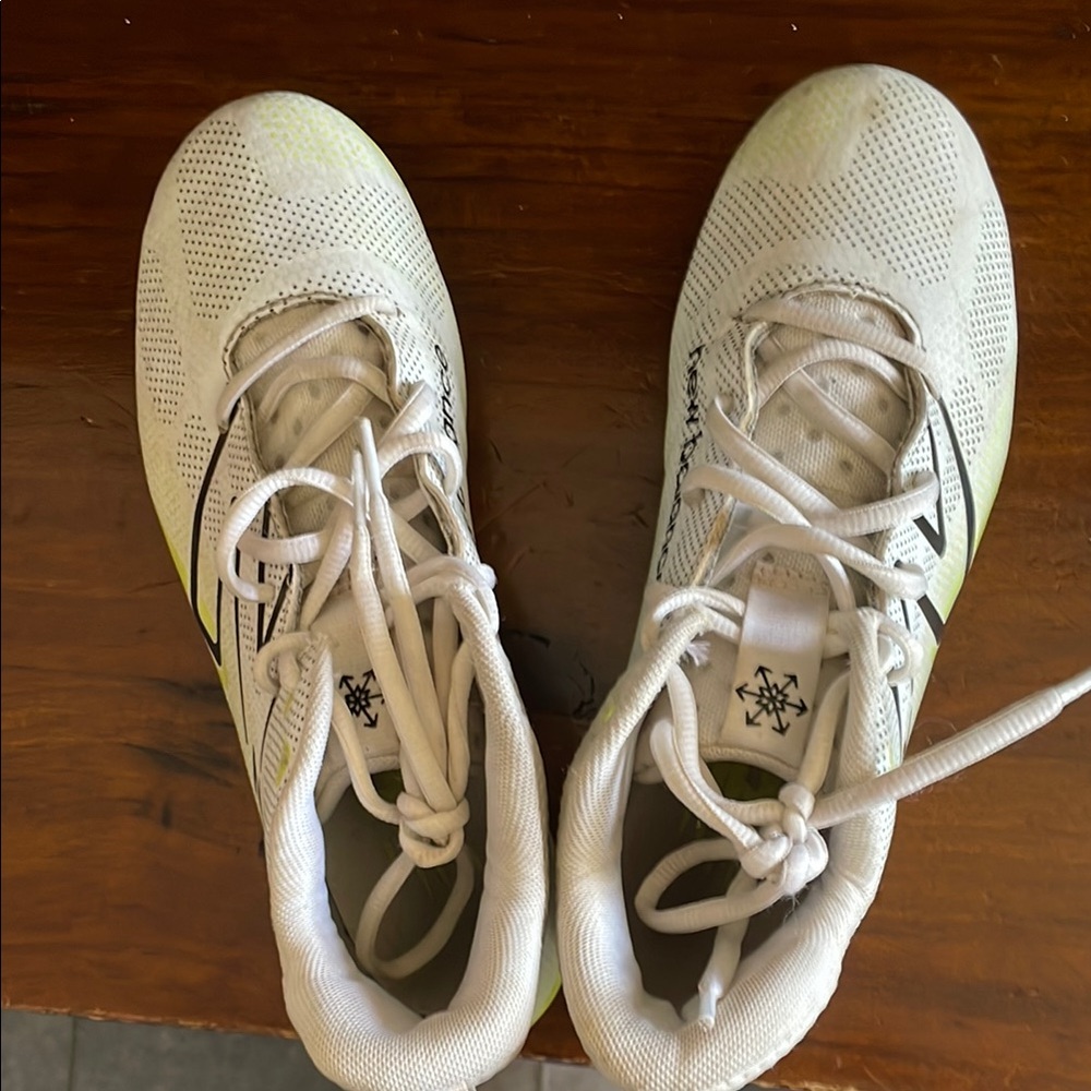 White and Black Athletic Shoes